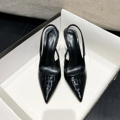 Stiletto Heels Pointed-toe Snakeskin Womens Pumps