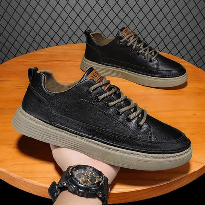 Autumn Men's Safety Shoes Black Sports Sneakers