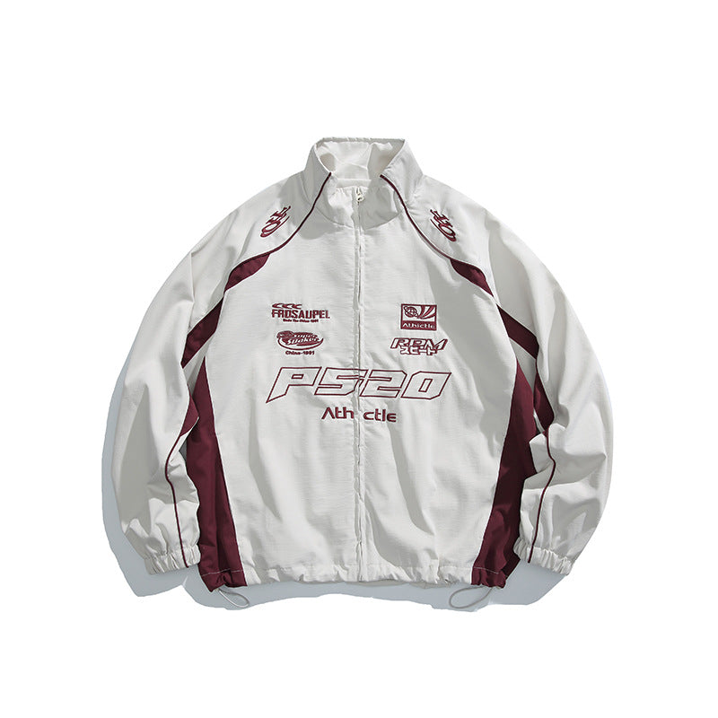 Retro-style Casual Stand-up Collar Jacket For Men