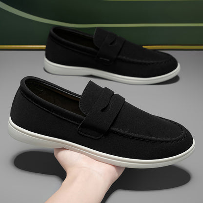 Spring New Large-Size Men's Loafers British Style