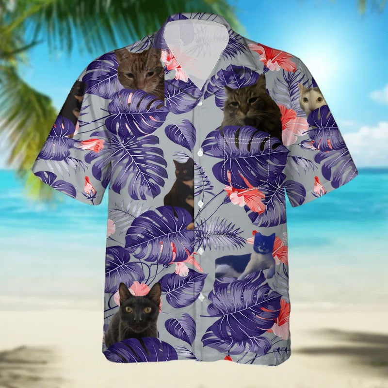 3D Digital Print Hawaiian Men's Casual Shirt
