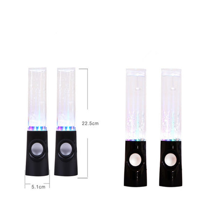 Dancing Water Speaker LED Light Fountain Speaker Family Party