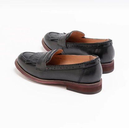 Preppy-style Tassel Fashion Brogue Shoes Round-toe Versatile Japanese-style Leather Shoes