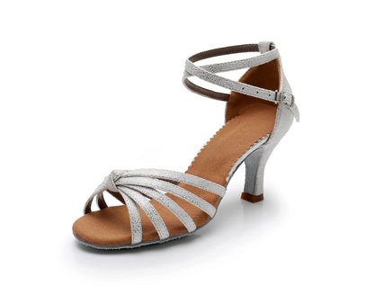 Soft-soled High-heeled Latin Dance Shoes