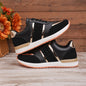 Color Matching Round Head Lace-up Daddy Shoes And Girls