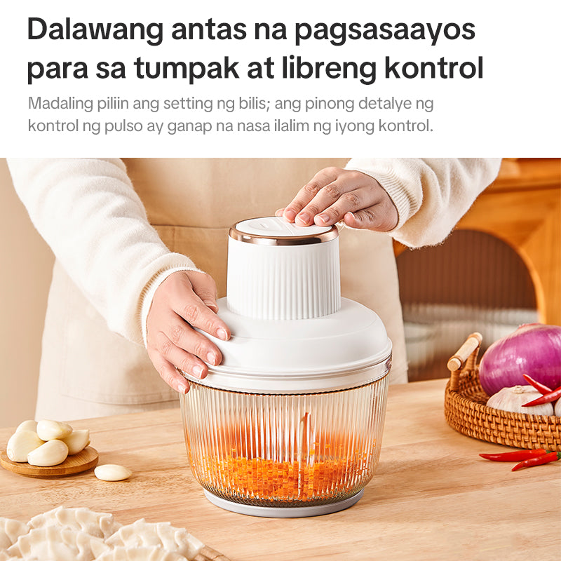 Fusu PY-37948 Food Processor Meat Grinder With Dual Blades