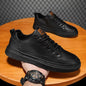 Autumn Men's Safety Shoes Black Sports Sneakers