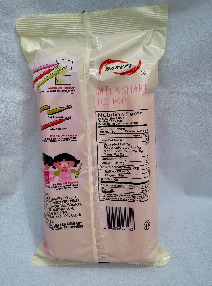 Yogurt Flavor Strawberry Flavor Mango Flavored Popsicle