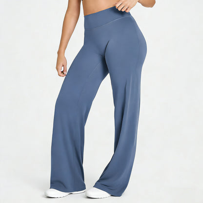 Women's Straight-leg Yoga Pants Exercise And Fitness Trousers