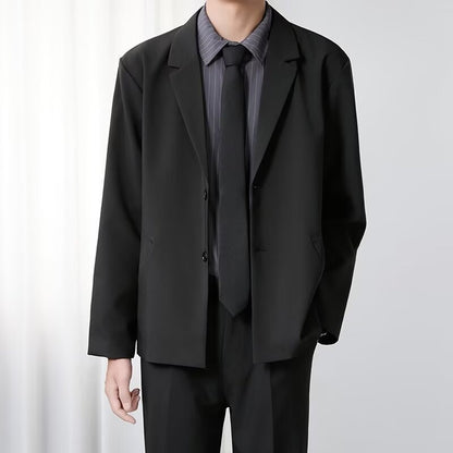 Men's Slim-Fit Fashionable Casual Suit Jacket