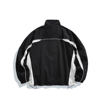 Retro-style Casual Stand-up Collar Jacket For Men