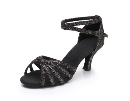 Soft-soled High-heeled Latin Dance Shoes