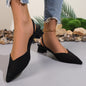 Fashionable New Style Low-Heel Square-Heel Womens Sandals And Slippers