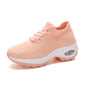 Plus-size Womens Flyknit Breathable Sneakers