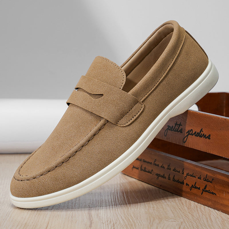 Spring New Large-Size Men's Loafers British Style