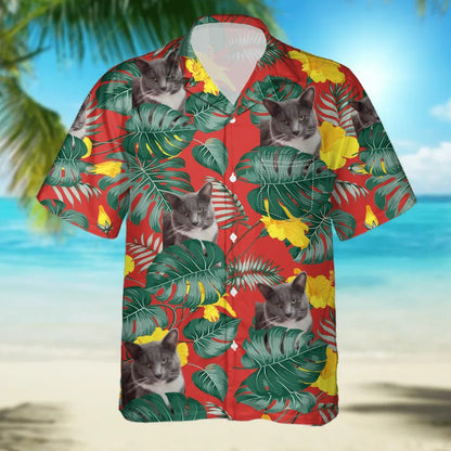 3D Digital Print Hawaiian Men's Casual Shirt