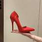 12cm Red-soled Open-toe High Heels