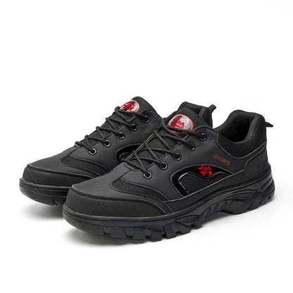 Men's Outdoor Round-Toe Flat-Heel Casual Hiking Shoes