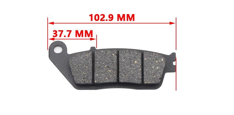 Motorcycle Brake Pad FA142 Semi-metal Friction Material