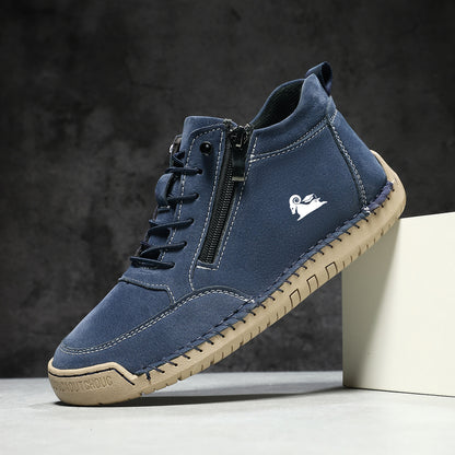 Hand-stitched Womens Shoes Soft Sole Flat Casual