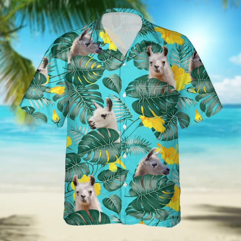 3D Digital Print Hawaiian Men's Casual Shirt