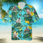 3D Digital Print Hawaiian Men's Casual Shirt