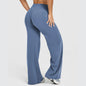 Women's Straight-leg Yoga Pants Exercise And Fitness Trousers
