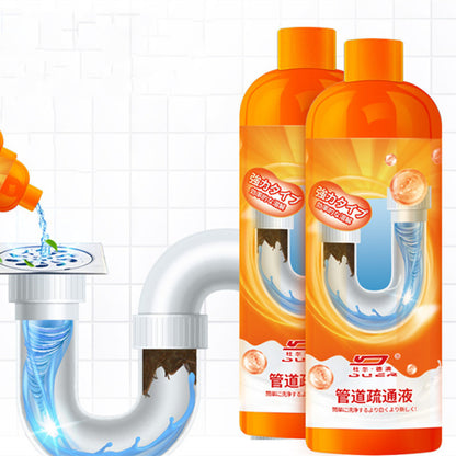 Pipe Unclogging Liquid Agent Powerful Dissolving Toilet Kitchen Grease Sewer