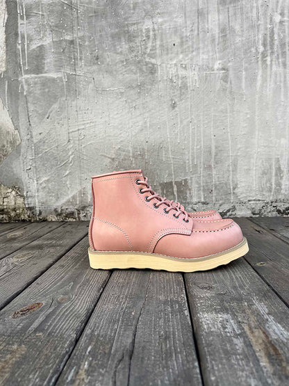 Women's Hard Leather Work Boots