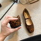 French-style Square-toe Mary Jane Shoes With A Hidden Heel